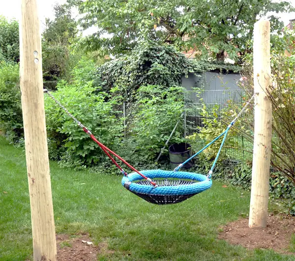 MINI BALANÇOIRE NID - poteaux robinier SPIELART